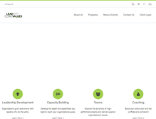 Tablet Screenshot of leadwithcorevalues.com